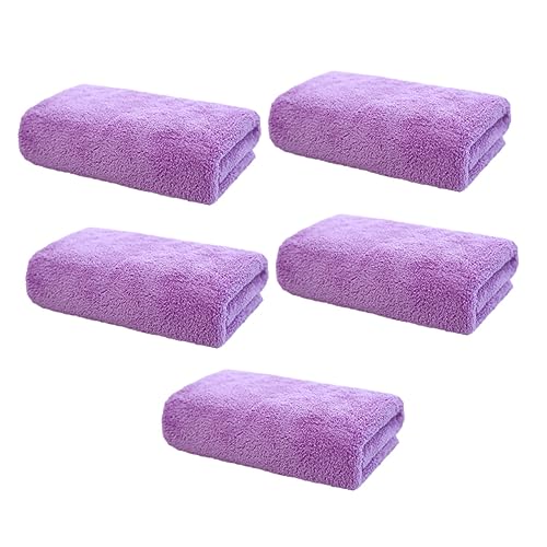 TOVINANNA Gesichtswaschtücher Mit Hoher Saugfähigkeit 5er-packung Make-up-entferner-tücher Für Damen Einfache Gesichtswaschtücher Zur Gesichtsreinigung Und Reisefreundlich von TOVINANNA