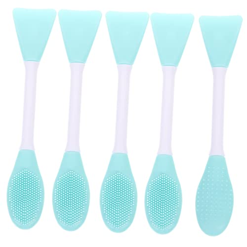 TOVINANNA 5st Maskenbürste Aus Silikon Entferner Highlighter-make-up Palette Tonerde-gesichtsapplikator Gesichtsreinigungsbürste Textmarker Make-up-applikatoren Reinigungsmittel Abs Sky-blue von TOVINANNA