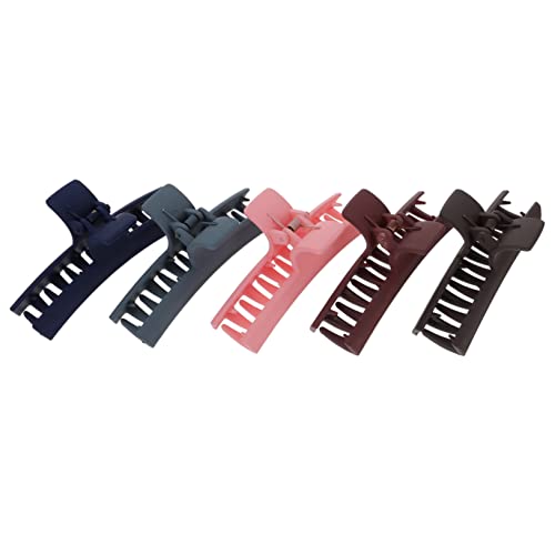 TOVINANNA 5stücke Große Haarklammern Für Damen Stilvolle -haarklammern in Verschiedenen Farben Rosa Kaffee Hellblau Für Dickes Und Dünnes Haar Frisieren Und Make-up von TOVINANNA