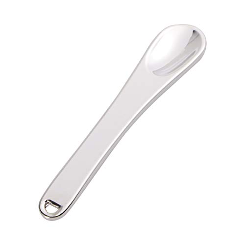 TOVINANNA 5stücke Silber Schminke Gesicht Kosmetiklöffel Silberlöffel Scoop Löffel Kosmetik Spatel Mini Make up Löffel Make up Spatel Aus Metall Beauty Scoop Gesichtskosmetik von TOVINANNA