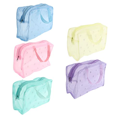 TOVINANNA 5stücke wasserdichte Kosmetiktaschen Zum Reisen Kulturbeutel Mit Griff Für Make-up Lotion Shampoo Lipgloss Und Kleine Handtücher Organizer Für Kleinigkeiten TOVINANNA 5stücke wasserdichte Kosmetiktaschen Zum Reisen Kulturbeutel Mit Griff Für Make-up Lotion Shampoo Lipgloss Und Kleine Handtücher Organizer Für Kleinigkeiten von TOVINANNA