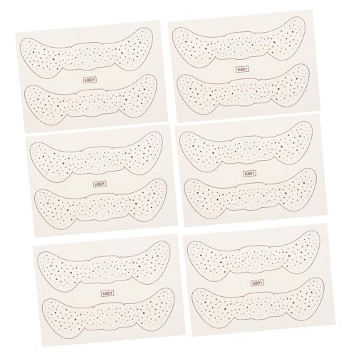 TOVINANNA 6blätter Temporäre -tattoos-aufkleber Kreative Party-make-up-gesichts-tattoos-aufkleber Sicher Und Gesund Leicht Anzuwenden Für Halloween-partys Cosplay Und Maskerade von TOVINANNA