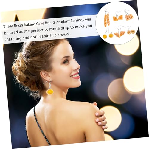 TOVINANNA 6 Paar Baumelnde Ohrringe Für Frauen Tropfen Brot Ohrringe Schmuck Damenanzug Anzüge Für Frauen Schmuck Für Mädchen von TOVINANNA