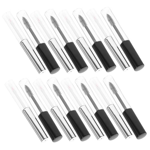 TOVINANNA 6 Sätze Wimperntusche Mascara-Zauberstab-Röhre Kosmetische Reisebehälter wimpernkleber bürste mascara set wimperncreme tube nachfüllbare Tuben Füllung Maskara Spender Stabrohr von TOVINANNA