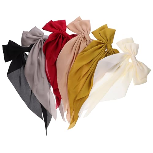 TOVINANNA 6stücke Haarband Bögen Haarclips Federclip Haarspangen Für Mädchen Frauen Accessoires Haarbänder Zubehör von TOVINANNA