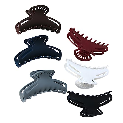 TOVINANNA 6stücke Teiliges Haarklammern Aus Kunststoff Große Rutschfeste Haarspangen Für Damen Stilvolles Haar-accessoire Für Verschiedene Haartypen Und Farben Für Jeden Anlass von TOVINANNA