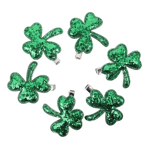 TOVINANNA 6stücke Grüner Kleeblatt Haarklammern Mit Irische Haaraccessoires Für Damen Und Mädchen Für Patrick Day Und Festliche Anlässe von TOVINANNA