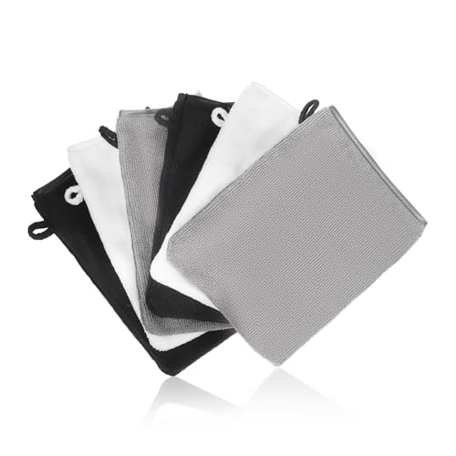 TOVINANNA 6 Stück Peelinghandschuhe für Dusche Exfoliating Washcloths für Körper und Gesicht zur Haut Einfach zu Verwenden für Gründliche und Makeup Entfernung von TOVINANNA