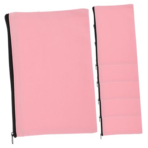 TOVINANNA 6 Stück Teiliges Canvas Make Up Taschen Praktische Reißverschlussbeutel Organisieren von Kosmetik Schreibutensilien Reise Toilettenartikeln für Handtaschen Unterwegs von TOVINANNA