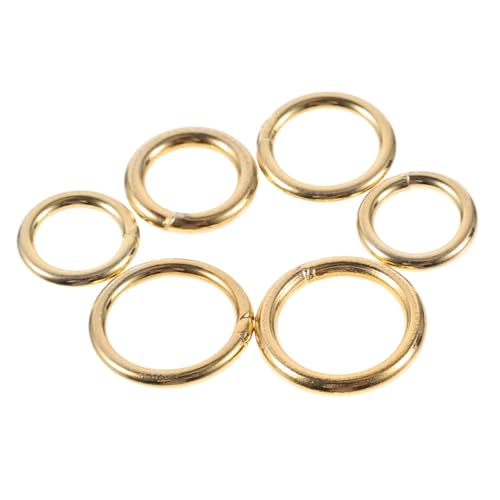 TOVINANNA 6 Stück Teiliges Sterlingsilber Nasen und Ohrpiercing Offener Kreis Drahtstärke Goldfarbene Kleine Ringe Geeignet für Damen und Herren Robust und Komfortabel Vielseitig von TOVINANNA