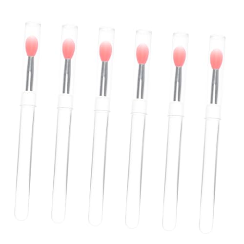 TOVINANNA 6-teiliges Tragbares Lippenmasken-make-up-pinsel-set Aus Silikon für Lippenstift- und Lidschatten von TOVINANNA
