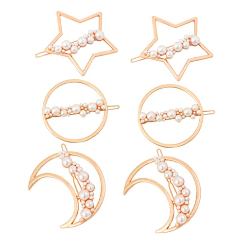 TOVINANNA 6stücke Sternen Und Mond Haarklammern Für Und Mädchen -haarspangen Für Stilvolle Frisuren Für Partys Hochzeiten Und Alltag von TOVINANNA