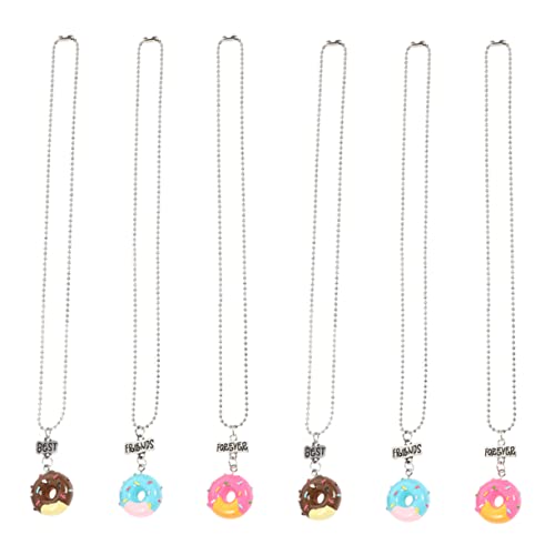 TOVINANNA 6 Stück Donut für Freundschaft Tragbare Kunststoff Freundschaftskette für Frauen für Verschiedene Outfits TOVINANNA 6 Stück Donut für Freundschaft Tragbare Kunststoff Freundschaftskette für Frauen für Verschiedene Outfits von TOVINANNA