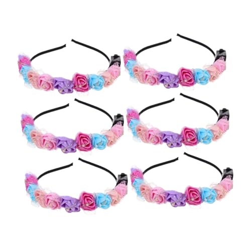 TOVINANNA Leuchtendes Kopfstück Haarband 10 Leds Blumen-haarkranz Floraler Kopfschmuck für Performance-fotografie von TOVINANNA