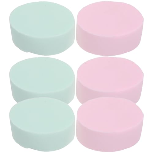 TOVINANNA 6stücke Ovale Make-up-schwämme Aus Polyurethan Kosmetik-applikatoren Für Foundation Puderquaste Und Kissen Für Gesicht Make-up Pinsel Und Für Nahtloses Auftragen von TOVINANNA