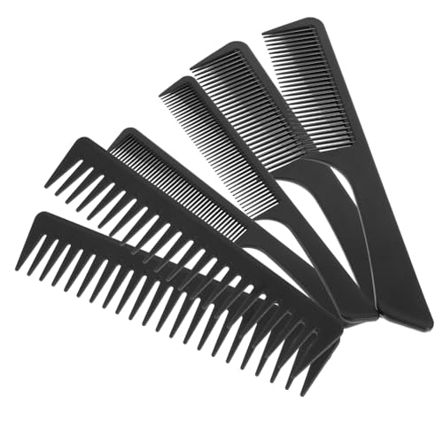TOVINANNA 6stücke Teiliges Antistatische Friseur Kämme Aus Kohlefaser Professionelle Haarkämme Für Styling Schneiden Und Entwirren Von Nassem Haar Im Salon Für Männer Und Frauen TOVINANNA 6stücke Teiliges Antistatische Friseur Kämme Aus Kohlefaser Professionelle Haarkämme Für Styling Schneiden Und Entwirren Von Nassem Haar Im Salon Für Männer Und Frauen von TOVINANNA