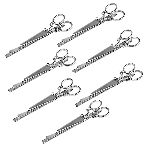 TOVINANNA 7 Stück Schere Haarnadel Damen Haarspange Haarschmuck Für Mädchen Schere Clip Schere Haarspange Vintage Schere Haarspange Haarspange Für Damen Haarspangen Für Damen von TOVINANNA