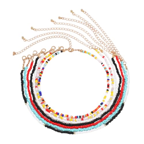 TOVINANNA 7 Stück Teiliges Kreatives Damenhalskette Set Stilvolle Mischfarben Perlenkette Modischer Schmuck für Partys Sommerstrand und Alltag als für Freundinnen und Mütter TOVINANNA 7 Stück Teiliges Kreatives Damenhalskette Set Stilvolle Mischfarben Perlenkette Modischer Schmuck für Partys Sommerstrand und Alltag als für Freundinnen und Mütter von TOVINANNA