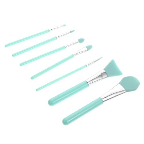 TOVINANNA 7stücke Silikon-make-up-pinsel Kosmetikpinsel Mit Kunststoffgriff Für Foundation Gesichtsmaske Augenbrauen Make-up-zubehör Für Flüssige Lidschatten Sonnenschutzgrundierung von TOVINANNA