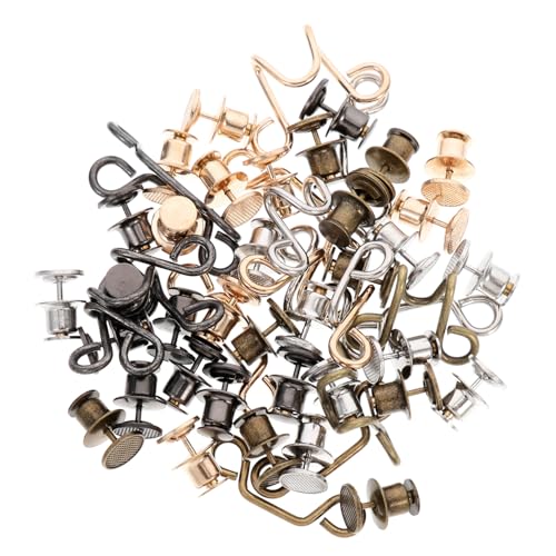 TOVINANNA 8 Sätze Verstellbare Taillenknöpfe für Jeans Abnehmbare Nagelfreie Bundverlängerung Einfach zu Montieren und Wiederverwendbar Vielseitig Einsetzbar für Hosen Röcke und Co Silber von TOVINANNA