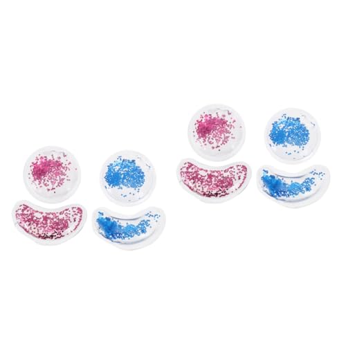 TOVINANNA 8 Stk Gel-eispads Beruhigende Augenmaske Feuchtigkeitsspendende Augenflecken Gel-augenpads Dunkles Unterauge Heiße Und Kalte Augenklappe Augenpflegepflaster Pvc Patch Kosmetik von TOVINANNA