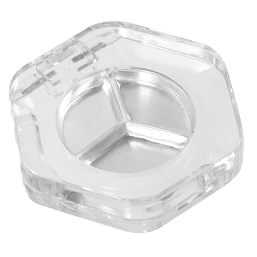 TOVINANNA 8 Stück Teiliges Set für Lidschatten Sechseckige Leere Kosmetik Pans für Blush und Highlighter Tragbare Aufbewahrung für Make Up für Reisen und Alltag von TOVINANNA