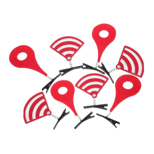 TOVINANNA 8 Stück Teiliges Süße Haarspangen Kreative Haarschmuck für Mädchen Haaraccessoires für Partys Rutschfeste Haarklammern Vielseitige Styling Tools von TOVINANNA