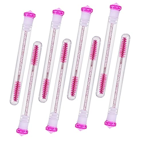 TOVINANNA DIY Wimpern Wand Tuben Set Mit Mascara Wimpernbürsten Und Leeren Diamant Röhren Rosarot Ideal Für Wimpernverlängerung Und Augenbrauen Styling von TOVINANNA