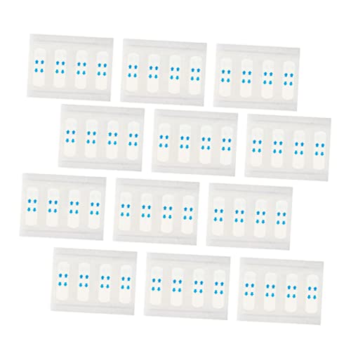 TOVINANNA 80St dünne Gesichtsaufkleber -Aufkleber Unsichtbares Facelifting-Band hydro Schub LED face lifting band gesichtslifting bänder Band zum Facelifting Gesichtsband PVC Weiß von TOVINANNA