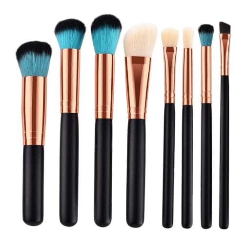 TOVINANNA 8stücke Teiliges Augen-make-up-pinselset Mit Holzgriff Professionelle Kosmetikpinsel Für Lidschatten Eyeliner Und Für Tägliche Und Professionelle Anwendungen von TOVINANNA