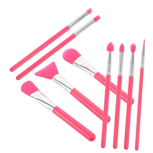TOVINANNA 9stücke Silikon Make-up Pinsel Set Für Lidschatten Lippen Augenbrauen Applikator Werkzeuge Für Und Uv Epoxidharz Bastelarbeiten von TOVINANNA