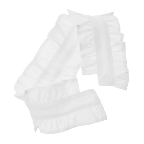 TOVINANNA Dekorativer Abnehmbarer Kragen Für Damenblusen Und Kleider Mit Gerüschten Kanten Für Formelle Und Anlässe Ersatzkragen Für Damenbekleidung von TOVINANNA