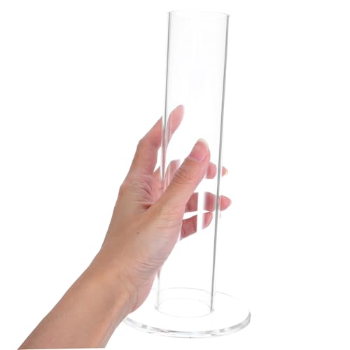 TOVINANNA Acryl Haargummi Organizer Stand Transparenter Scrunchie Halter für Mädchen Robuster Haarband Halter Multifunktionaler Schmuck Haarreifen Aufbewahrung Schonend für Haargummis von TOVINANNA