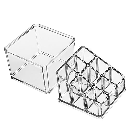 TOVINANNA 1stück Multifunktionales Kosmetik Lipstick Aufbewahrungsbox Transparente Organizer Für Schreibtisch Fächer Für Lippenstifte Und Kosmetik Platzsparend Und Robust Für Zuhause von TOVINANNA