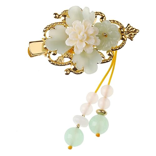 TOVINANNA Handgemachte Glas Blume Haarnadel Dekorative Haarnadel Strass Frauen Braut Kopfschmuck von TOVINANNA