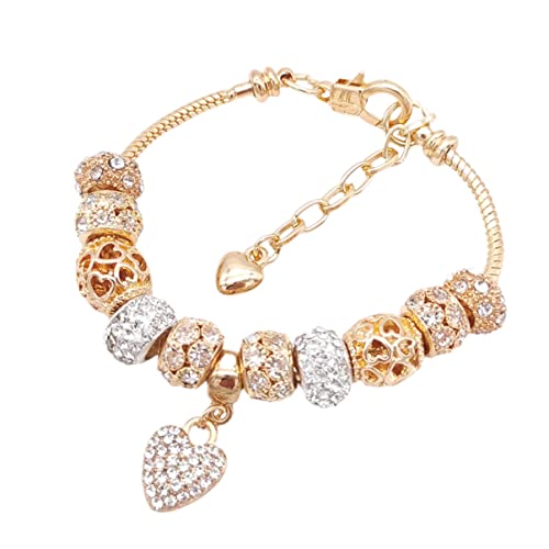 TOVINANNA Armband mit Herz Anhänger für Damen Strassarmband Elegantes Handgelenkdekor für Verschiedene Anlässe Geschenkidee für Frauen von TOVINANNA
