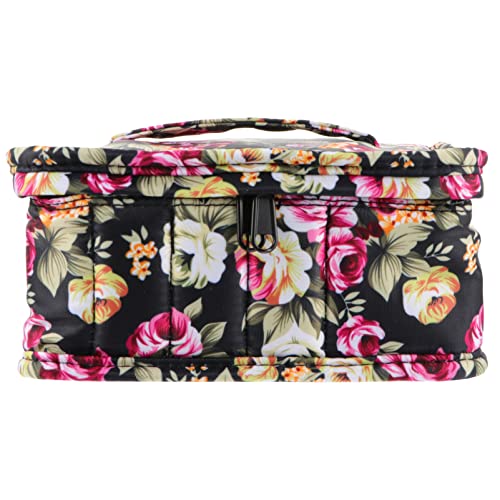 TOVINANNA Tragbare Nagellackflasche und Tragetasche für Ätherische Öle Reißfeste Aufbewahrungstasche für Rollflaschen Organizer für Unterwegs für Nagellack und Manikürezubehör von TOVINANNA