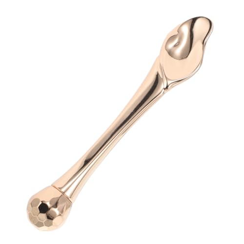 TOVINANNA Augencremestift kosmetische Creme die Einkaufstasche Plüsch-Brieftasche Mini-Geldbörse Plug-Waschbecken augenmassage roller Augenmassagestab Augenmassagestifte Zinklegierung Golden von TOVINANNA