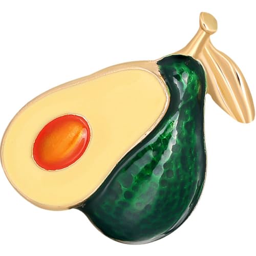 TOVINANNA Avocado Brosche für Frauen Dekorative Anstecknadel Einzigartigem Avocado Design für Kleidung Taschen und Rucksäcke Leicht und Komfortabel zu Tragen TOVINANNA Avocado Brosche für Frauen Dekorative Anstecknadel Einzigartigem Avocado Design für Kleidung Taschen und Rucksäcke Leicht und Komfortabel zu Tragen von TOVINANNA