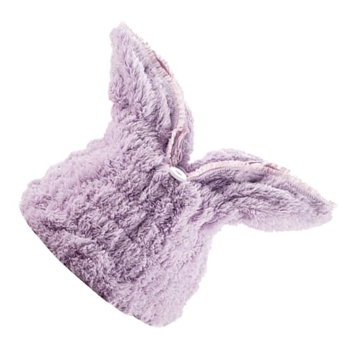 TOVINANNA Badezimmerzubehör haar bänder stirnband haare haar deko gesichtreinung badehut haircharm Duschhaube schnell trocknende Kappe Bademütze Badekappe verdicken Frauen Mütze Rosa von TOVINANNA