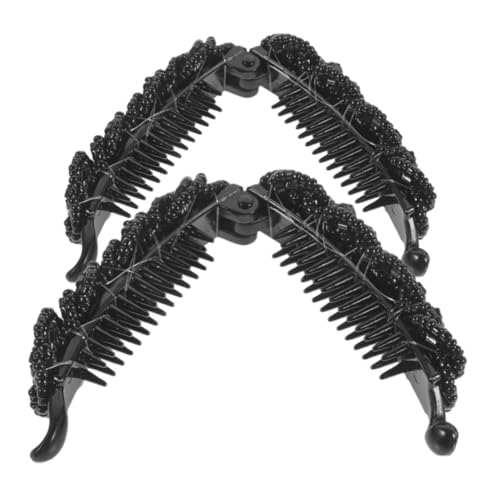 TOVINANNA 2stücke Vintage Haarspangen Für Frauen Bananenclips Für Dickes Und Dünnes Haar Für Elegante Frisuren Und Stilvolle Pferdeschwänze Mit Einzigartigem Design Und Einfacher von TOVINANNA