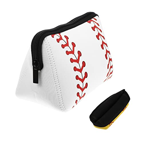 TOVINANNA Portable Toiletry Bag Für Männer Und Frauen wasserdichte Baseball Kosmetiktasche Aus Neopren Für Reisen Freizeit Und Outdoor-aktivitäten von TOVINANNA