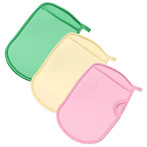 TOVINANNA Bequemer Touch Peeling Körperbürste Mitts Mädchen Dusche Handschuh Wiederverwendbare Bade-tools von TOVINANNA