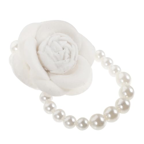 TOVINANNA Blütenbrosche mit Perlen Stilvolle Anstecknadel für Damenkleidung Schal Mütze Ansteckpin für Mantel Kleid Anzug Vielseitiges Modeaccessoire Geschenkidee von TOVINANNA