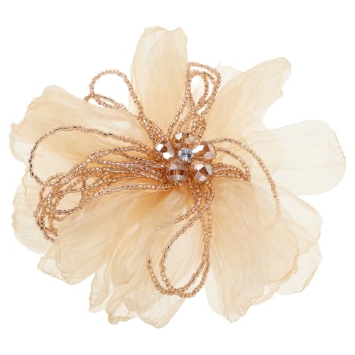 TOVINANNA Blumenbrosche für Damen Handgefertigte Stoffbrosche mit Einzigartigem Design für Verschiedene Anlässe Modisches Accessoire für Kleider und von TOVINANNA