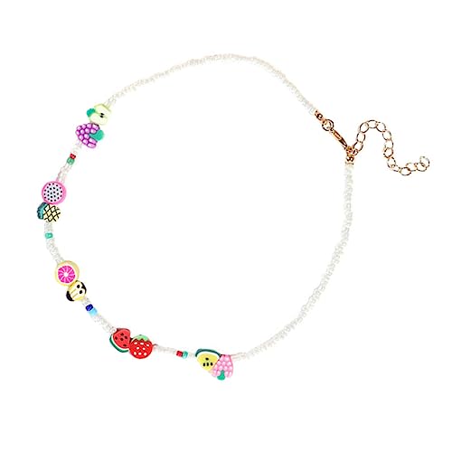 TOVINANNA Boho Perlenhalskette für Frauen Farbenfrohe Strand Schmuckstück im Bohemian Stil Kreative und Clavicle Kette für Outfit TOVINANNA Boho Perlenhalskette für Frauen Farbenfrohe Strand Schmuckstück im Bohemian Stil Kreative und Clavicle Kette für Outfit von TOVINANNA
