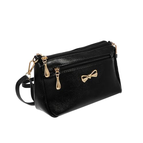 TOVINANNA Bow Crossbody Bag Damen Umhängetasche mit Schleifendekor Leichte Schultertasche für Alltag und Freizeit Vielseitig Tragbar Modisches Design Geeignet für Verschiedene Anlässe von TOVINANNA