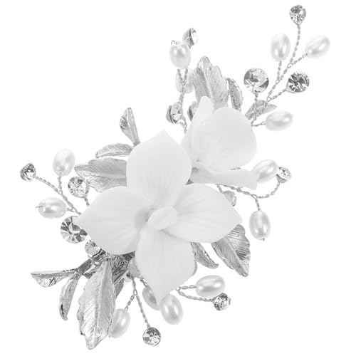 TOVINANNA Blumen-haarclip Keramik Für Bräute Und Brautjungfern Rutschfeste Haarspange Für Hochzeiten Und Fotoshootings Stilvolles Hochzeitsaccessoire von TOVINANNA