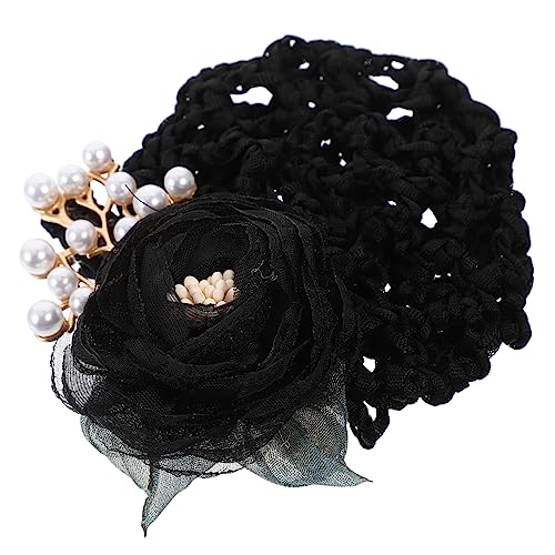 TOVINANNA Haarknotenabdeckung Blumen Haarnetz Clip Haarschmuck Für Damen Blumen-haarnetz Für Teenager-mädchen Haarnetze Für Dutts Haarnetz Für Dutt Duttnetz Für Haare Haarnetze Für Frauen Fü von TOVINANNA