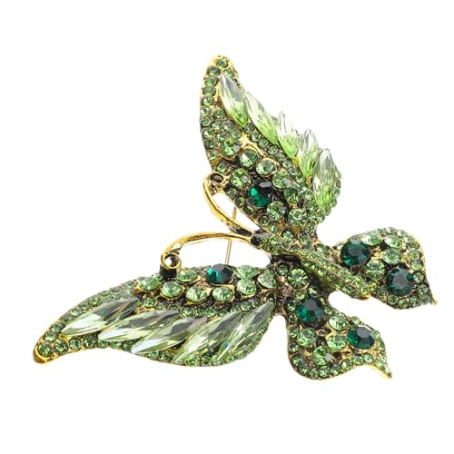 TOVINANNA Brosche für Damen Insektenbrosche mit Strasssteinen Elegantes Schmuckzubehör für Schals Kleider Einzigartiges Design Robust von TOVINANNA